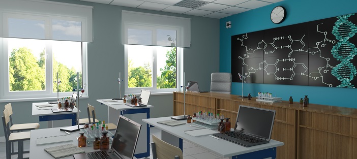 Школьный класс химии